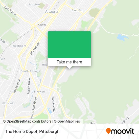 Mapa de The Home Depot