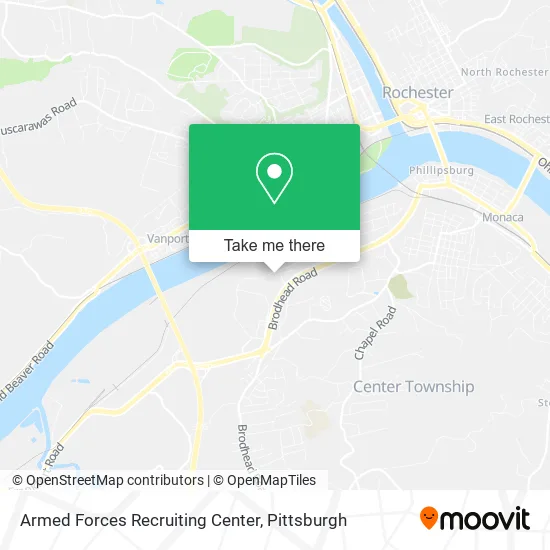 Armed Forces Recruiting Center map