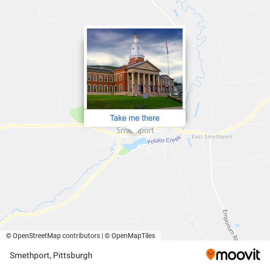 Smethport map