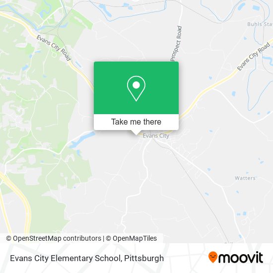 Mapa de Evans City Elementary School