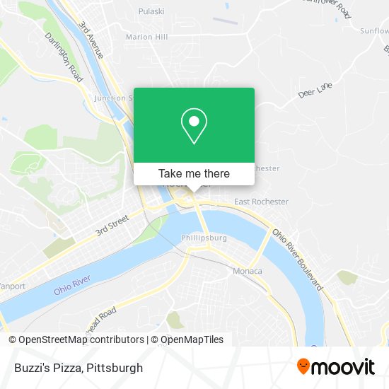 Mapa de Buzzi's Pizza