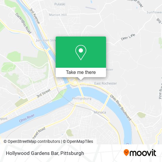 Mapa de Hollywood Gardens Bar