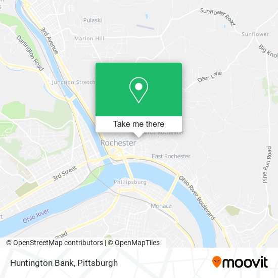 Mapa de Huntington Bank