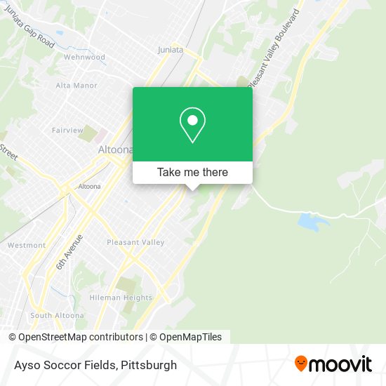 Mapa de Ayso Soccor Fields