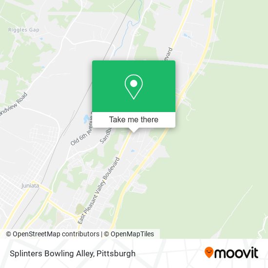 Splinters Bowling Alley map