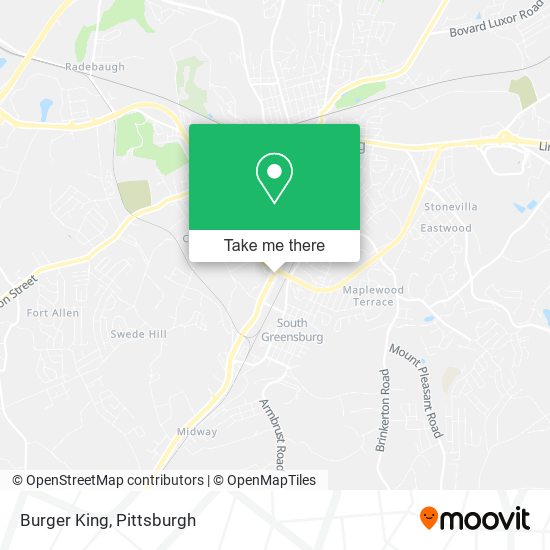Burger King map