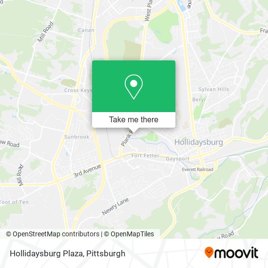 Hollidaysburg Plaza map