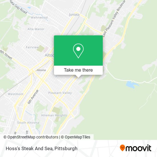 Mapa de Hoss's Steak And Sea