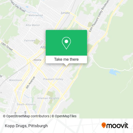 Mapa de Kopp Drugs