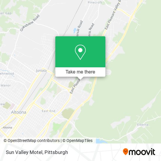 Mapa de Sun Valley Motel