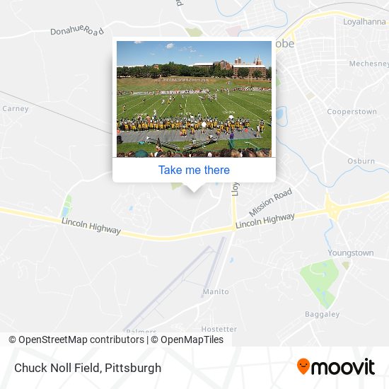 Mapa de Chuck Noll Field