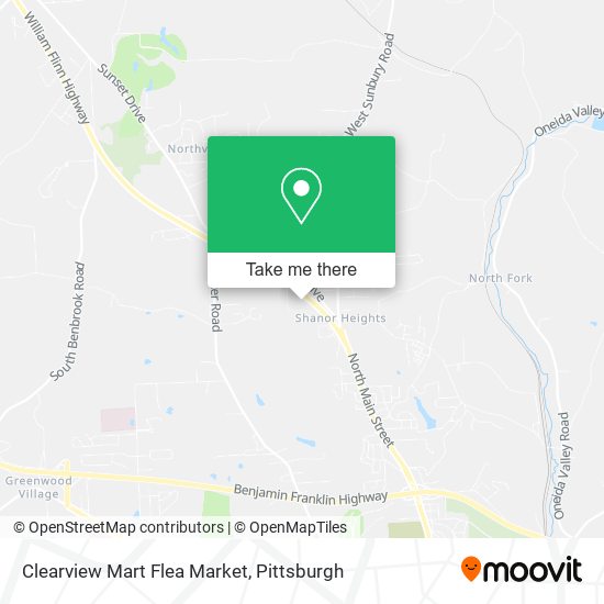 Clearview Mart Flea Market map