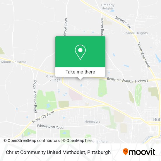 Mapa de Christ Community United Methodist