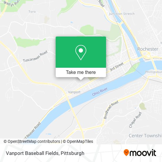 Mapa de Vanport Baseball Fields