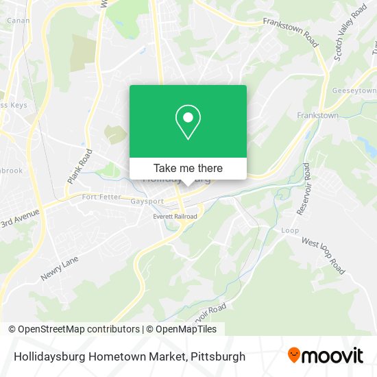 Hollidaysburg Hometown Market map