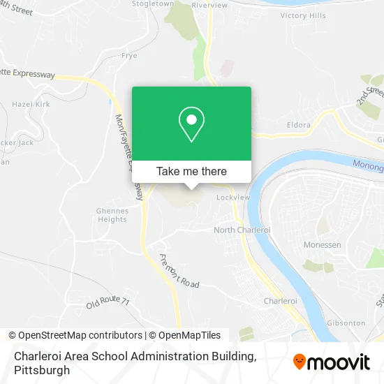 Charleroi Area School Administration Building map