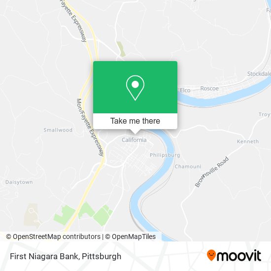 First Niagara Bank map