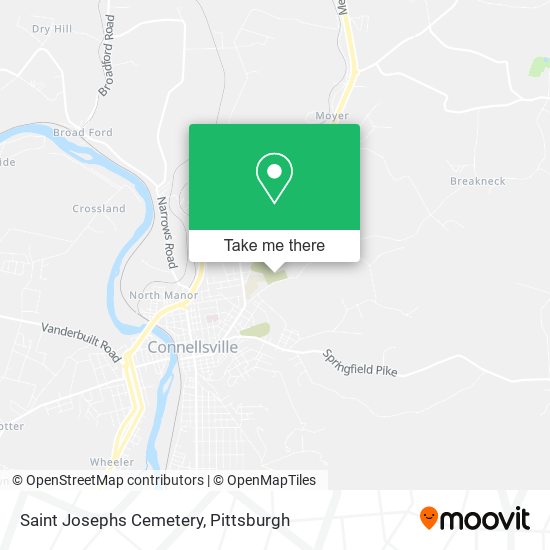 Saint Josephs Cemetery map