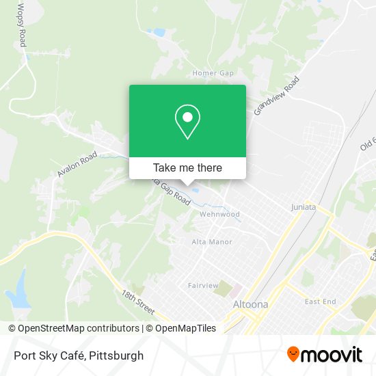 Mapa de Port Sky Café
