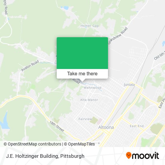 J.E. Holtzinger Building map