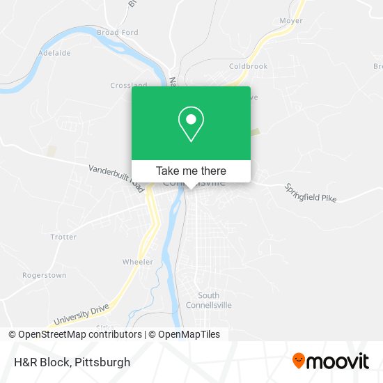 H&R Block map