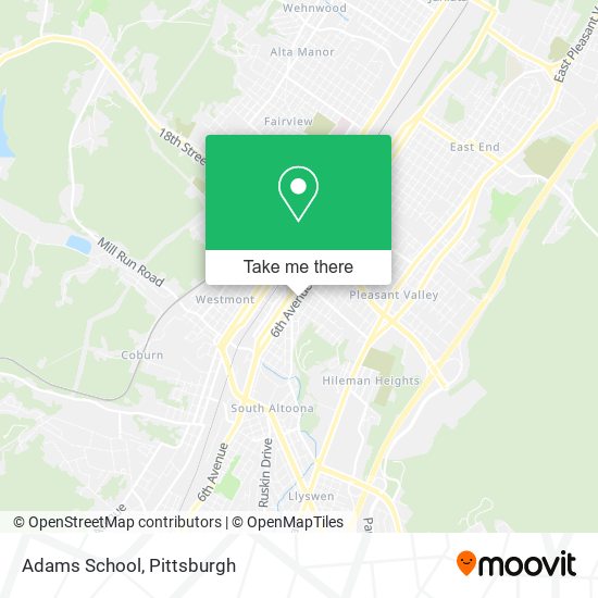 Mapa de Adams School