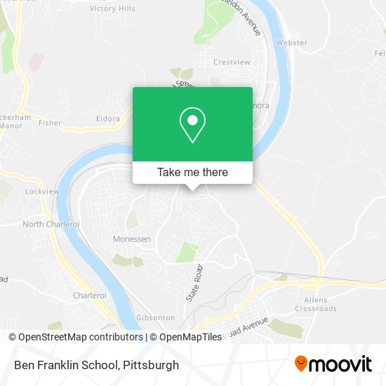 Mapa de Ben Franklin School