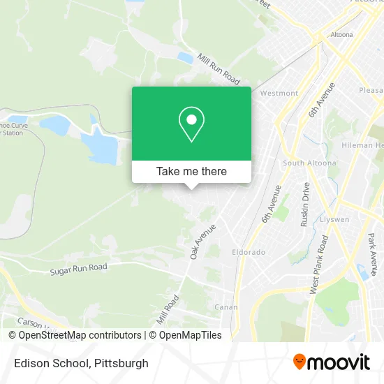 Edison School map