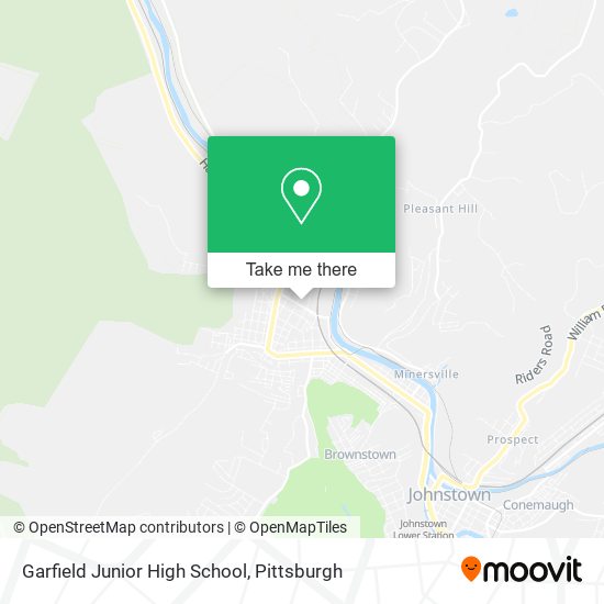 Garfield Junior High School map