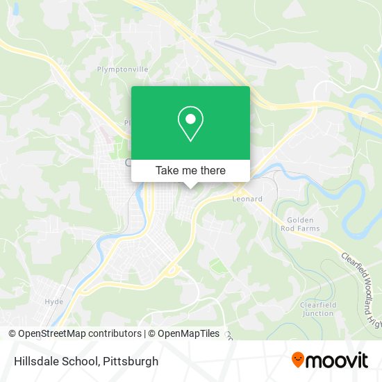 Hillsdale School map
