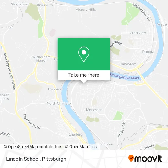 Lincoln School map