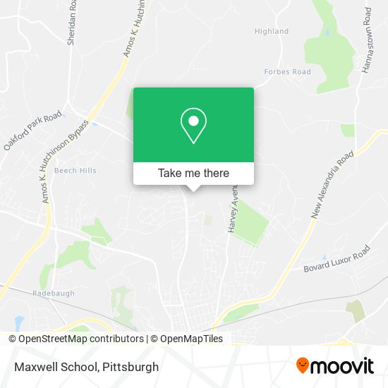 Maxwell School map