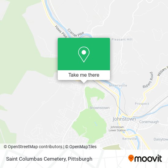 Saint Columbas Cemetery map