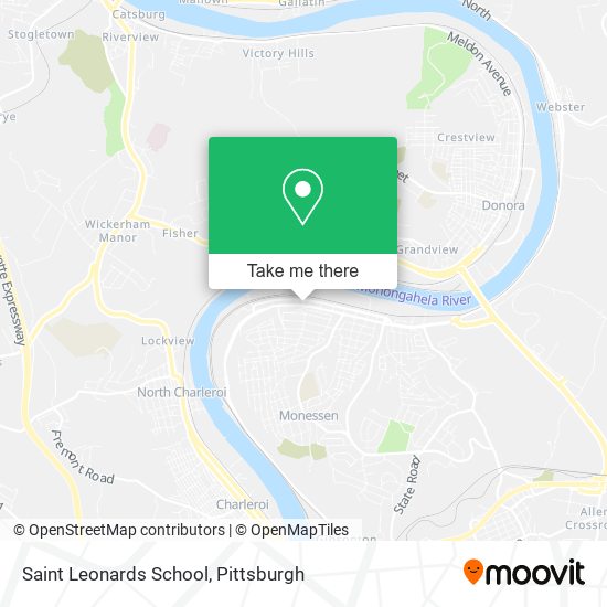 Mapa de Saint Leonards School