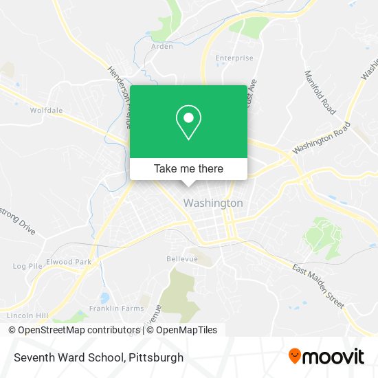 Seventh Ward School map