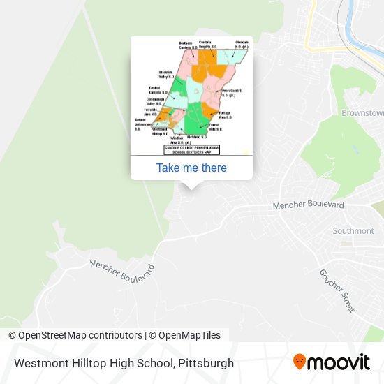 Mapa de Westmont Hilltop High School