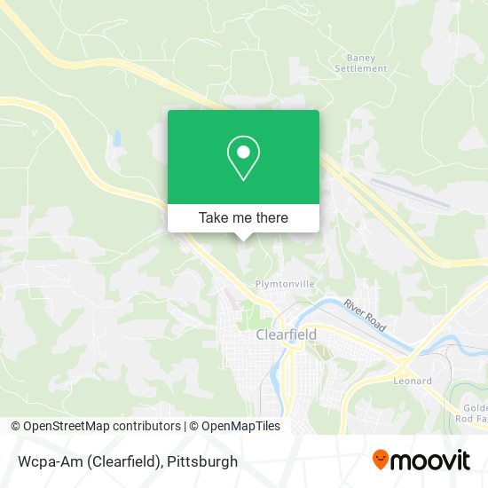 Wcpa-Am (Clearfield) map