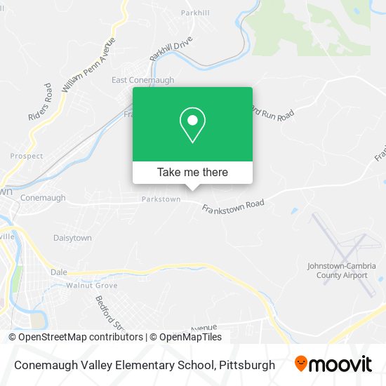 Conemaugh Valley Elementary School map