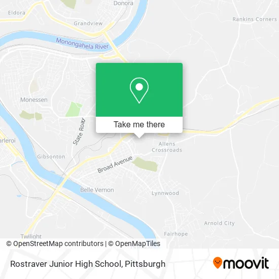 Rostraver Junior High School map