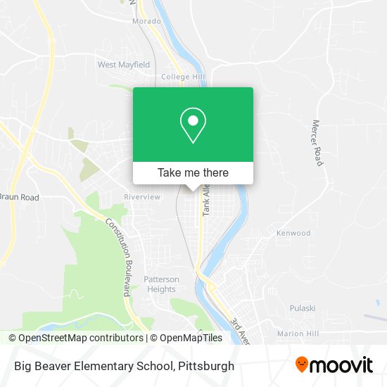 Mapa de Big Beaver Elementary School