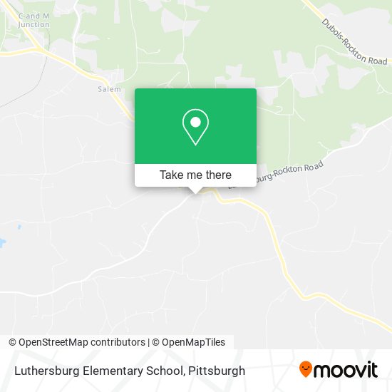 Luthersburg Elementary School map