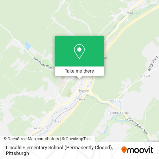 Mapa de Lincoln Elementary School (Permanently Closed)