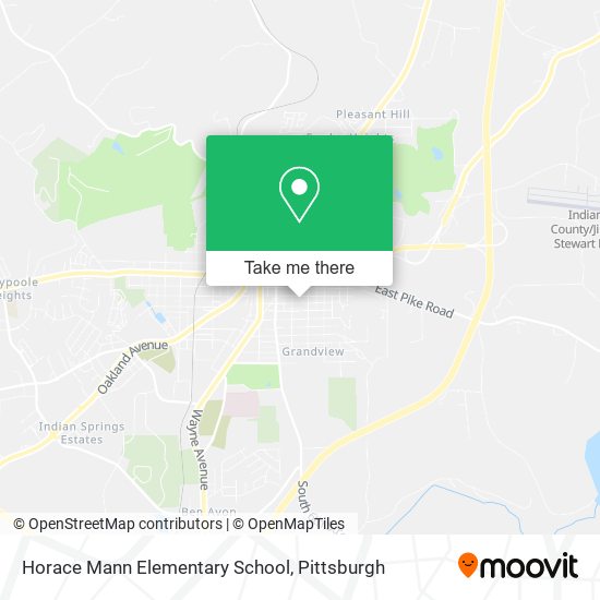 Horace Mann Elementary School map