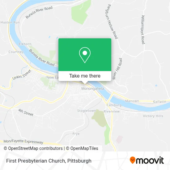 First Presbyterian Church map
