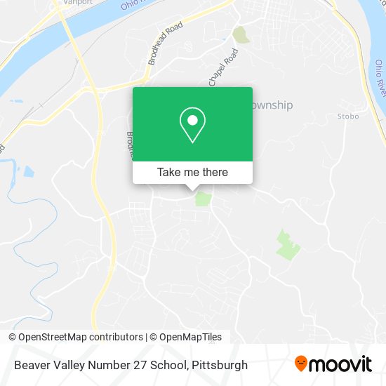 Mapa de Beaver Valley Number 27 School