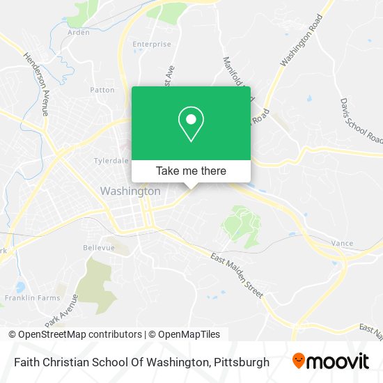 Mapa de Faith Christian School Of Washington
