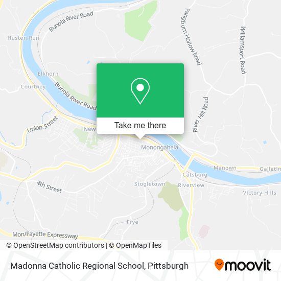 Madonna Catholic Regional School map