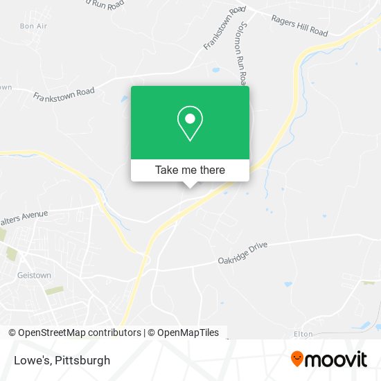 Lowe's map