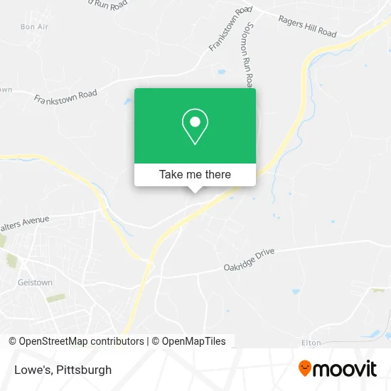 Lowe's map