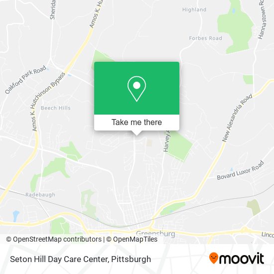 Seton Hill Day Care Center map